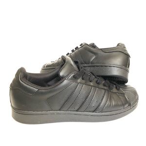 Adidas Superstar Originals All Black Sneakers